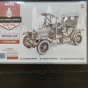 Vintage Car 3D Puzzle - Brown
